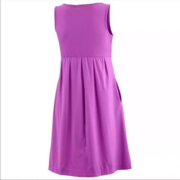 Columbia Marakesh Maven Omni-Shade Sun Protection Exercise Dress Foxglow Pink -S - Picture 2 of 4